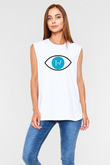 Twenty One Pilots Beyaz Unisex Kolsuz Tişört