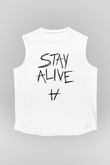 Twenty One Pilots Beyaz Unisex Kolsuz Tişört