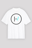 Twenty One Pilots Beyaz Unisex Oversize Tişört T-Shirt