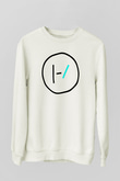 Twenty One Pilots Beyaz Unisex Sweatshirt