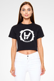 Twenty One Pilots Siyah Crop Top Tişört