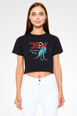 Twenty One Pilots Siyah Crop Top Tişört