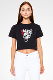 Twenty One Pilots Siyah Crop Top Tişört