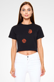 Twenty One Pilots Siyah Crop Top Tişört