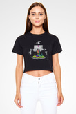 Twenty One Pilots Siyah Crop Top Tişört