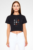 Twenty One Pilots Siyah Crop Top Tişört
