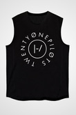 Twenty One Pilots Siyah Unisex Kolsuz Tişört