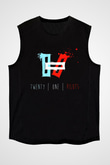 Twenty One Pilots Siyah Unisex Kolsuz Tişört