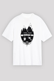Twin Peaks Beyaz Unisex Oversize Tişört T-Shirt
