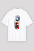 Twin Peaks Beyaz Unisex Oversize Tişört T-Shirt