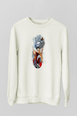 Twin Peaks Beyaz Unisex Sweatshirt