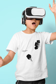 Twin Tribes Baskılı Beyaz Unisex Beyaz Çocuk Tişört - Tshirt