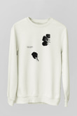 Twin Tribes Baskılı Beyaz Unisex Sweatshirt