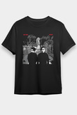 Twin Tribes Baskılı Unisex Siyah Tişört - Tshirt