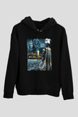 Two Worlds Siyah Unisex Hoodie