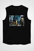 Two Worlds Siyah Unisex Kolsuz Tişört