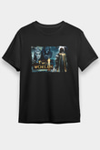 Two Worlds Siyah Unisex Tişört T-Shirt