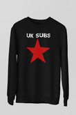 U.K. Subs Siyah Unisex Sweatshirt