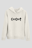U2 Beyaz Unisex Hoodie