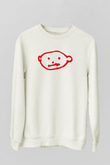 U2 Beyaz Unisex Sweatshirt