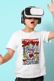 Ultraman Baskılı Unisex Beyaz Çocuk Tişört