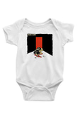 Uncle Acid Baskılı Beyaz Unisex Bebek Body - Zıbın