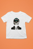 Uncle Acid Baskılı Beyaz Unisex Beyaz Çocuk Tişört - Tshirt