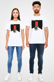 Uncle Acid Baskılı Unisex Beyaz Tişört - Tshirt