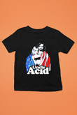 Uncle Acid Baskılı Unisex Siyah Çocuk Tişört - Tshirt
