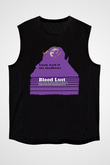 Uncle Acid Baskılı Unisex Siyah Kolsuz Tişört - Tshirt