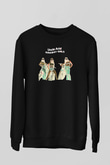Uncle Acid Baskılı Unisex Siyah Sweatshirt