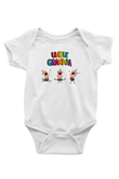 Uncle Grandpa Baskılı Beyaz Unisex Bebek Body - Zıbın
