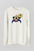 Underdog Beyaz Unisex  Sweatshirt