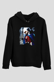 Underdog Siyah Unisex Kapüşonlu Sweatshirt