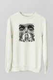 Underoath Baskılı Beyaz Unisex Sweatshirt