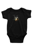 Underoath Baskılı Unisex Siyah Bebek Body - Zıbın