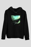 Underoath Baskılı Unisex Siyah Kapüşonlu Sweatshirt