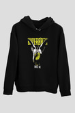 Underoath Baskılı Unisex Siyah Kapüşonlu Sweatshirt