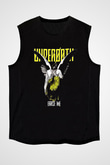 Underoath Baskılı Unisex Siyah Kolsuz Tişört - Tshirt