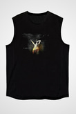 Underoath Baskılı Unisex Siyah Kolsuz Tişört - Tshirt