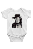 Undertaker Baskılı Beyaz Unisex Bebek Body - Zıbın