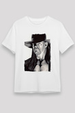 Undertaker Unisex Baskılı Beyaz Tişört - Tshirt