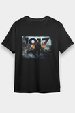 Unisex 1917 Baskılı Siyah Tshirt