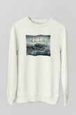 Unisex 2012 Baskılı Beyaz Sweatshirt