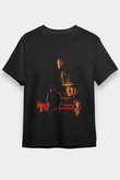 Unisex Affedilmeyen (Unforgiven) Baskılı Siyah T-Shirt