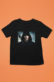 Unisex Arrow Baskılı Siyah Çocuk T-shirt