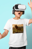 Unisex Aslan Kral (The Lion King) Baskılı Beyaz Çocuk Tshirt