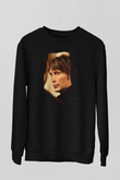 Unisex Av (The Hunt) Baskılı Siyah Sweatshirt