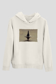 Unisex Başlangıç (Inception) Baskılı Beyaz Kapüşonlu Sweatshirt