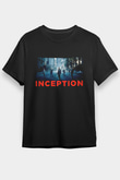 Unisex Başlangıç (Inception) Baskılı Siyah Unisex Tişört